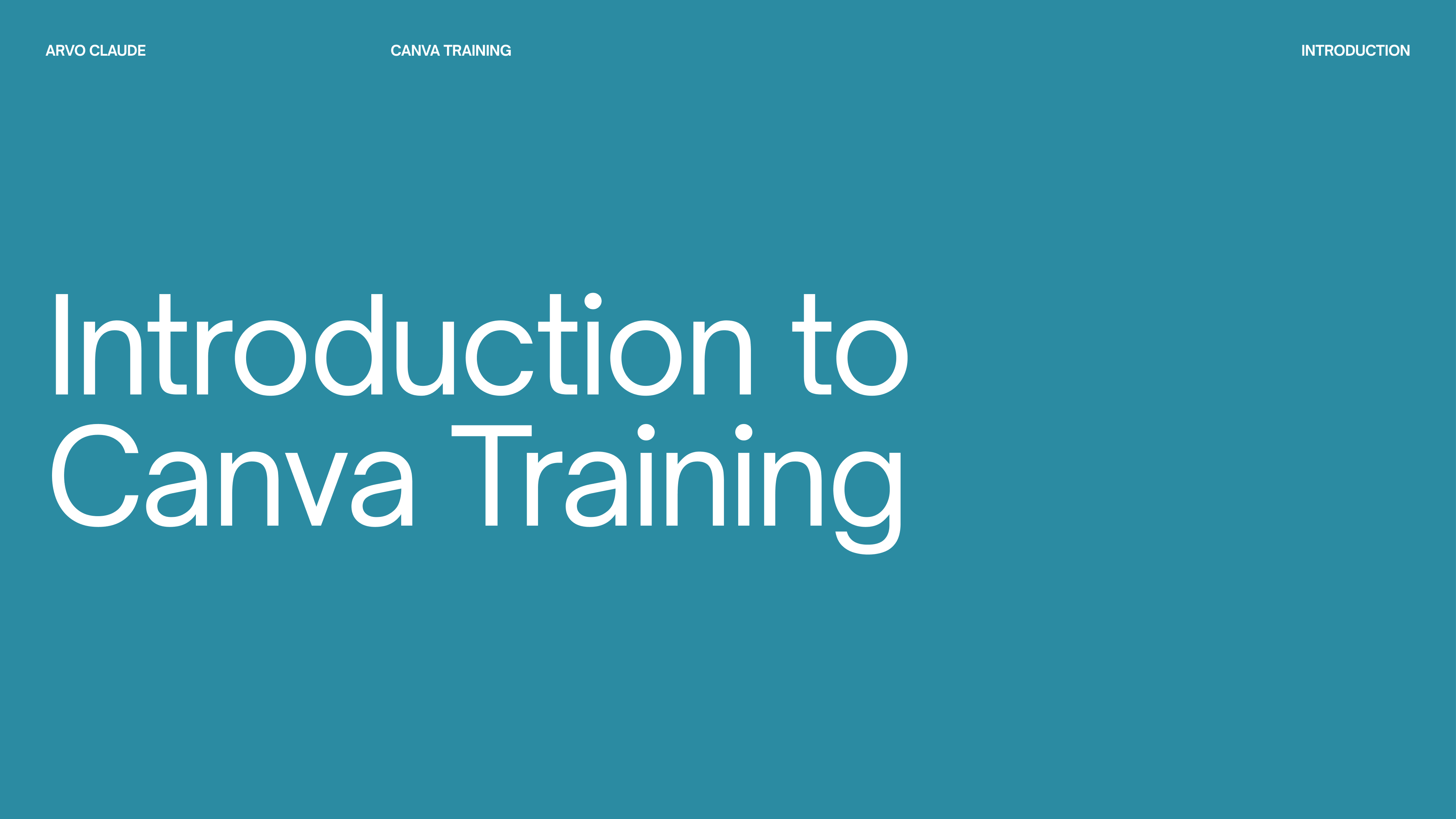 Canva Training